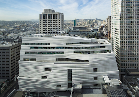 The new SFMOMA was designed by Norwegian firm Snøhetta.