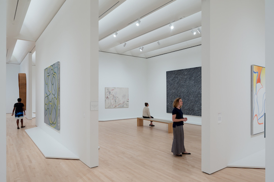 I heard visitors praise the curators for the brilliant installations and remark favorably on the fact that the large, spacious galleries give the works room to breathe.