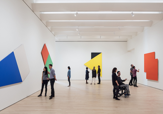One of the exhibits built upon the Fisher Collection was “Approaching American Abstraction.”