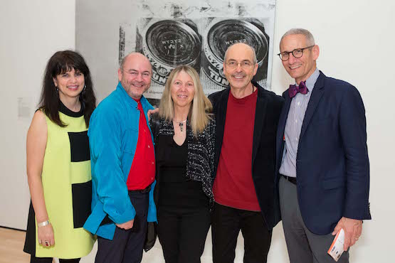 Snøhetta’s Elaine Molinar, Snøhetta Co-founder Craig Dykers, artist Bill Viola and wife (and studio director) Kira Perov, and NYC gallerist Jim Cohan.